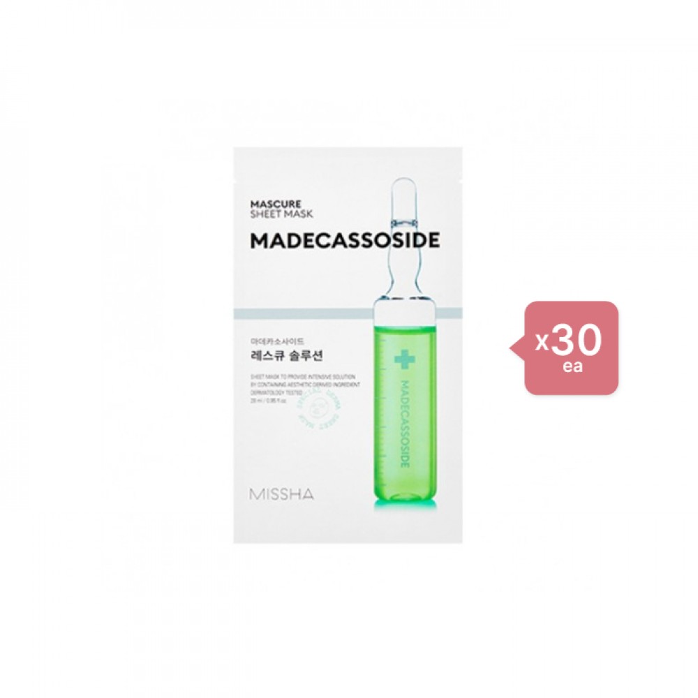 MISSHA - Mascure Solution Sheet Mask - Madecassoside (30pcs) Set