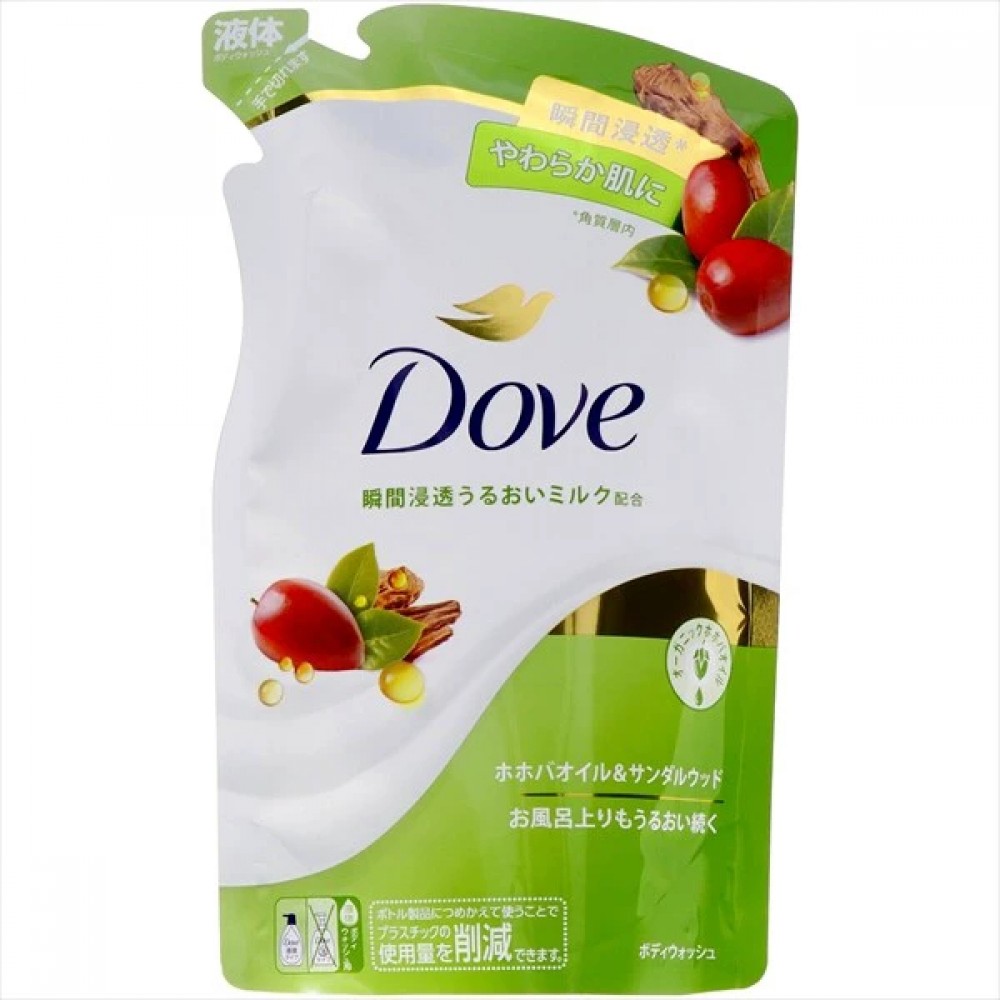 Dove - Jojoba Oil & Sandalwood Body Wash Refill - 330g
