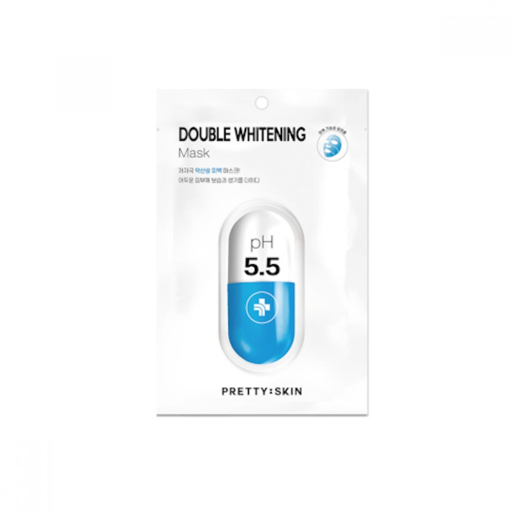 PRETTYSKIN - Double Whitening Mask - 1pc