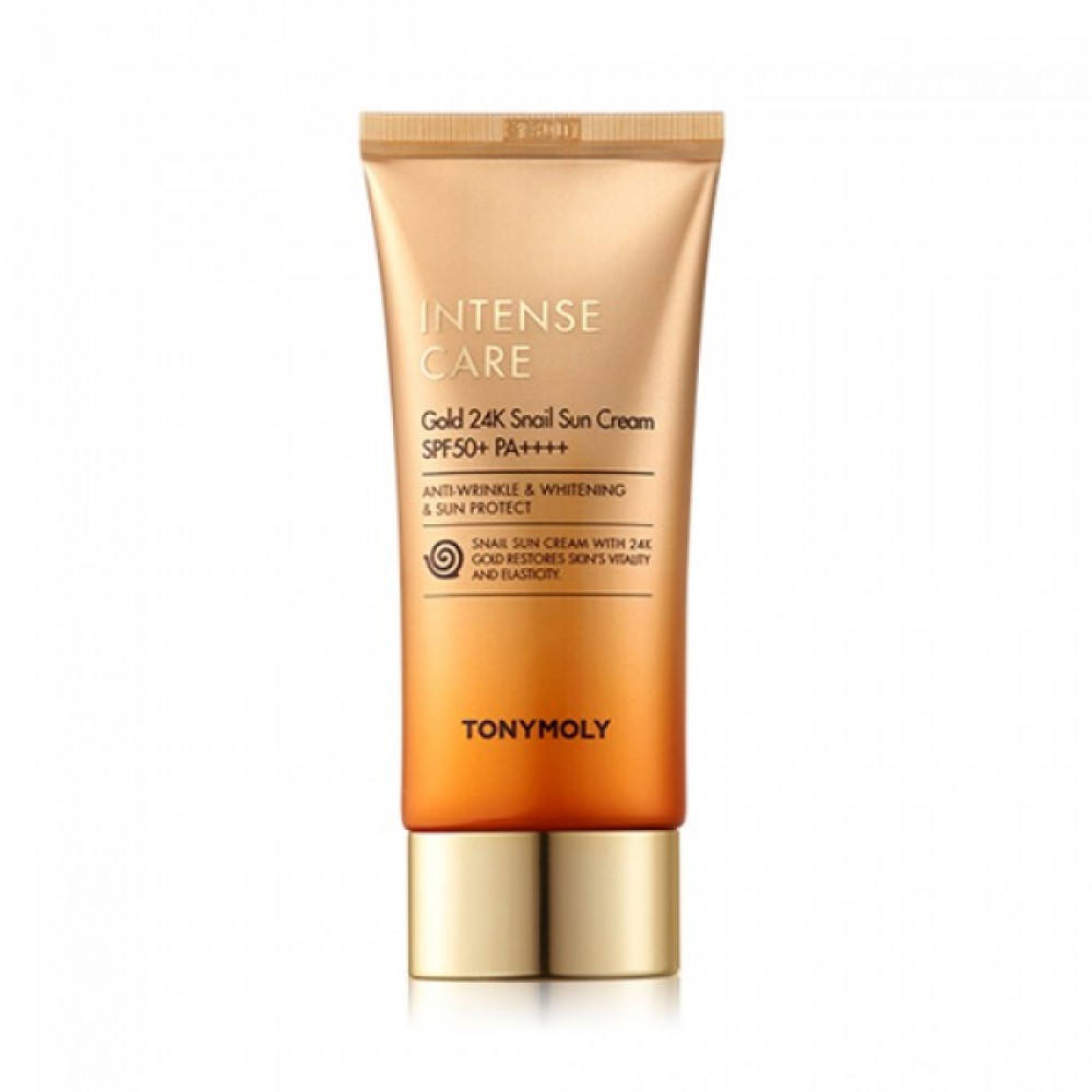 TONYMOLY - Intense Care Gold 24K Snail Sun Cream SPF50+ PA++++ - 50ml