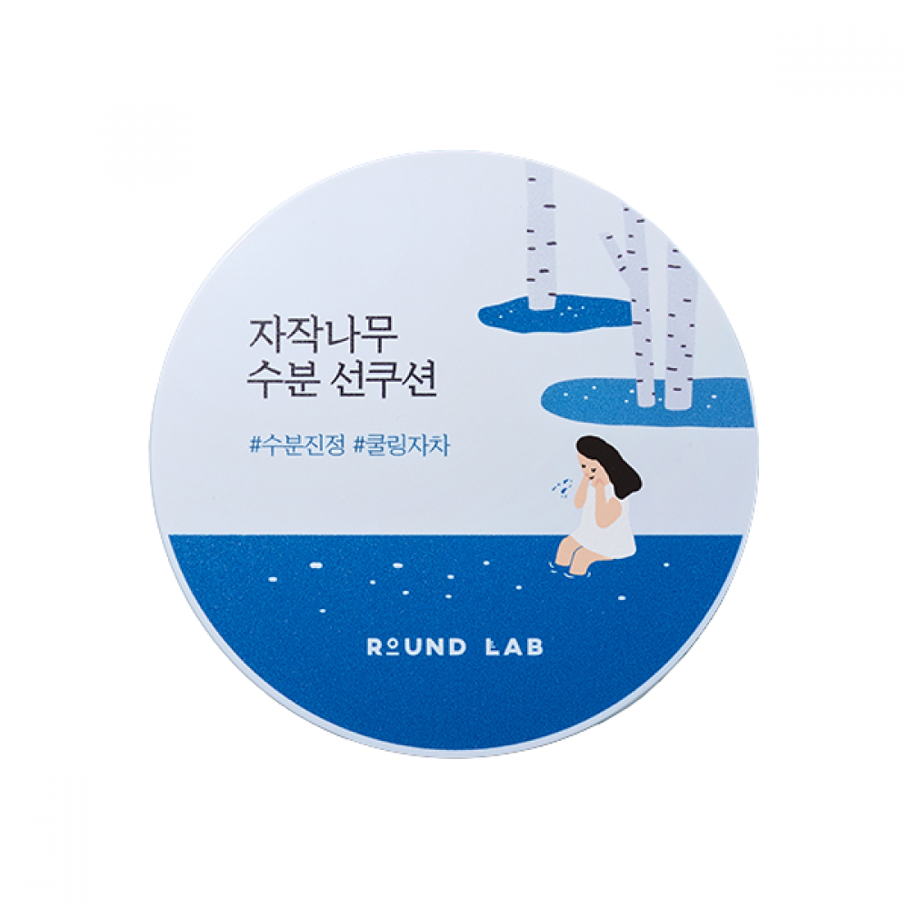 Round Lab - Birch Juice Moisturizing Sun Cushion SPF50+ PA++++ - 15g