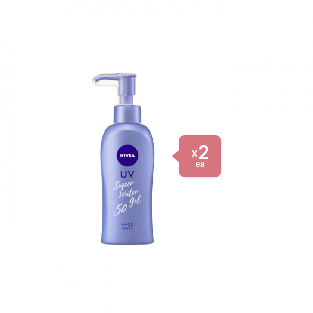 NIVEA Japan - UV Super Water Gel SPF50 PA+++ - 140g (2ea) Set