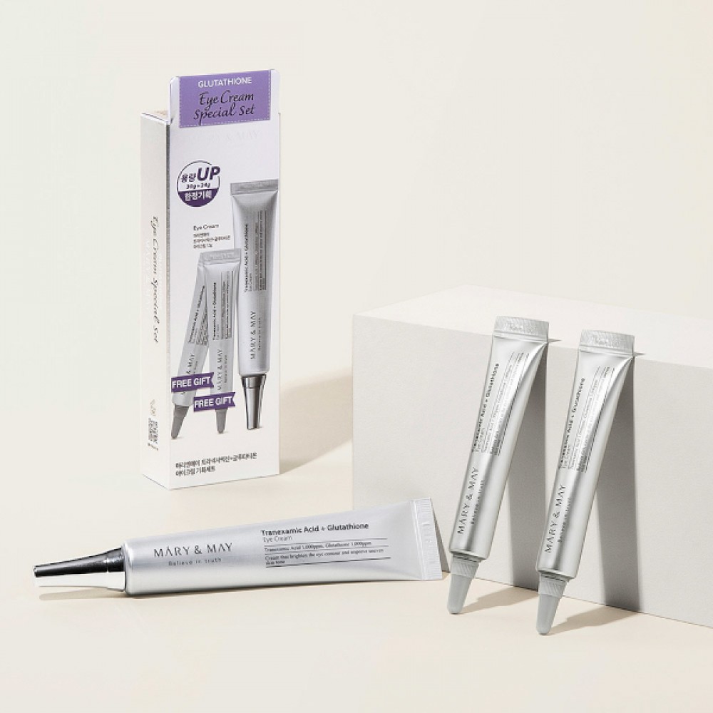 Mary&May - Glutathione Eye Cream Special Set - 30g+12g x2