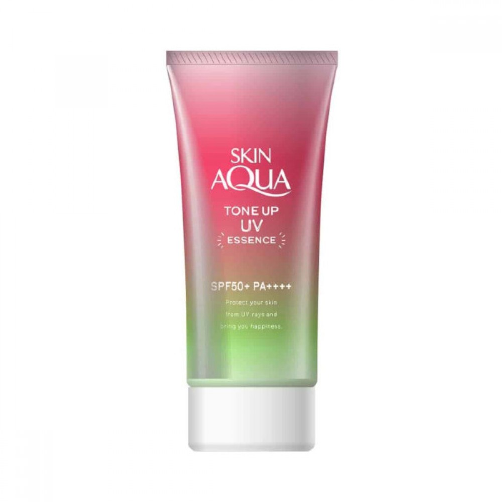 Rohto Mentholatum - Skin Aqua Tone Up Essence Happiness Aura SPF50+ PA++++ - 80g