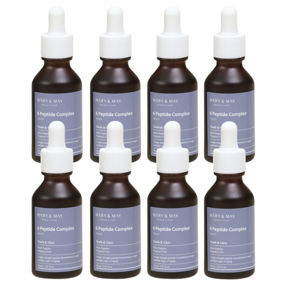 Mary&May - 6 Peptide Complex Serum - 30ml (8ea) Set