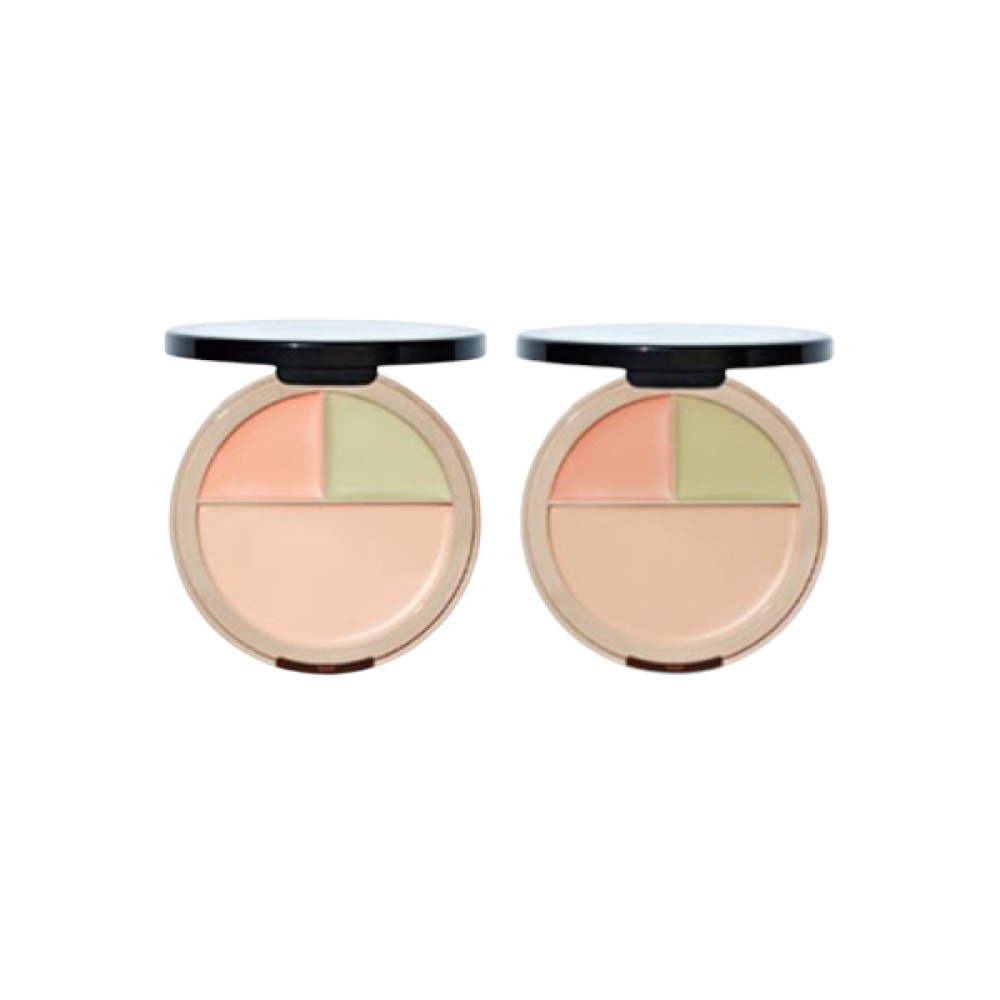 The Saem - Cover Perfection Triple Foundation Balm - 13g+4.5g*2