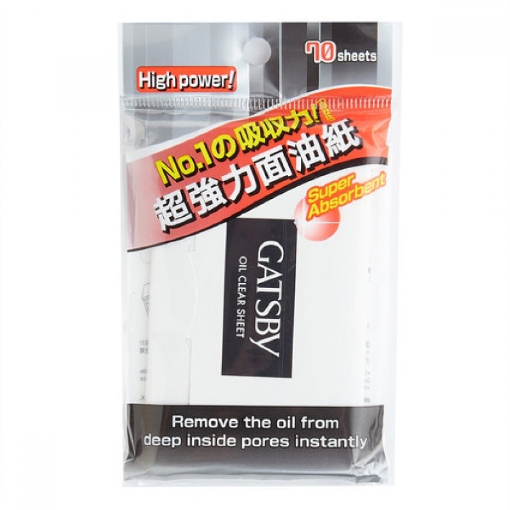 Mandom - Gatsby - Oil Clear Film - 70pcs