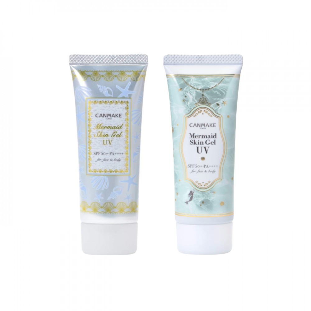 CANMAKE - Mermaid Skin Gel Set (02 White & C01 Mint)