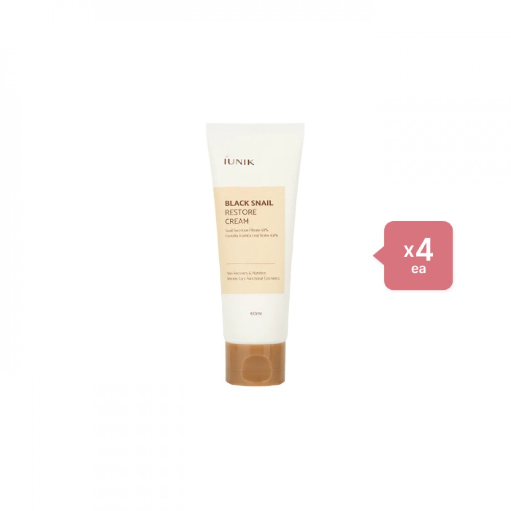 iUNIK - Black Snail Restore Cream - 60ml (4ea) Set