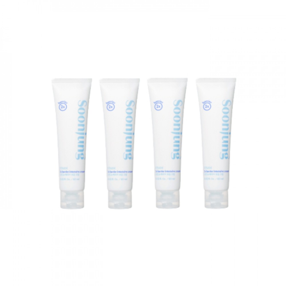 ETUDE - Soon Jung 2x Barrier Intensive Cream (2023 New Version) - 60ml (4ea) Set