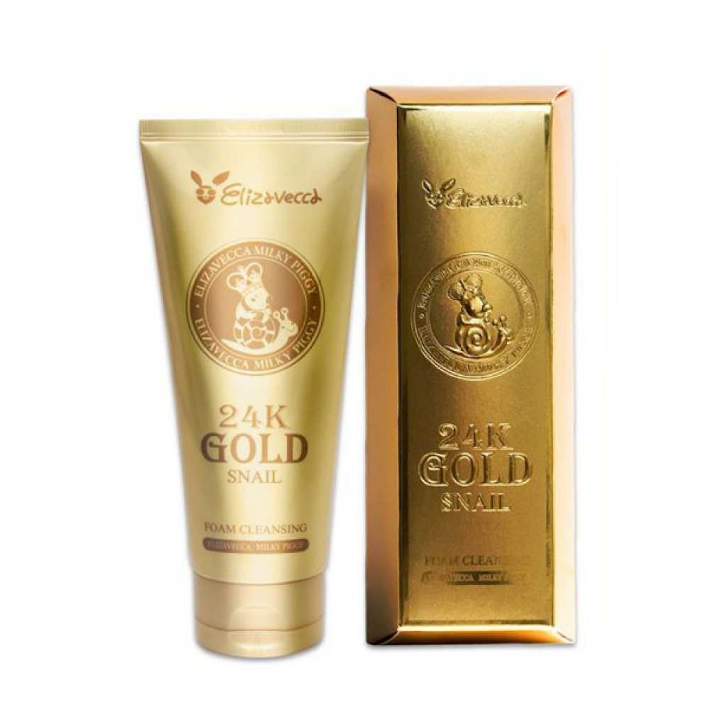 Elizavecca - Milky Piggy 24K Gold Snail Foam Cleansing
