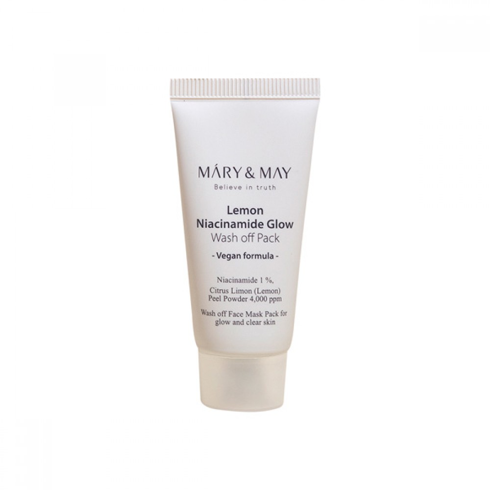 Mary&May - Lemon Niacinamide Glow Wash Off Pack - 30g