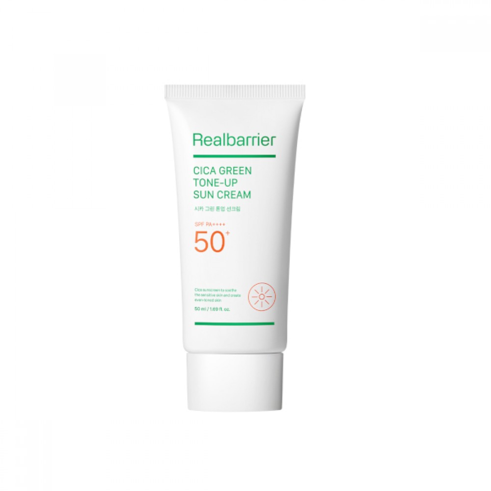 Real Barrier - Cica Green Tone-Up Sun Cream SPF50+ PA++++ - 50ml