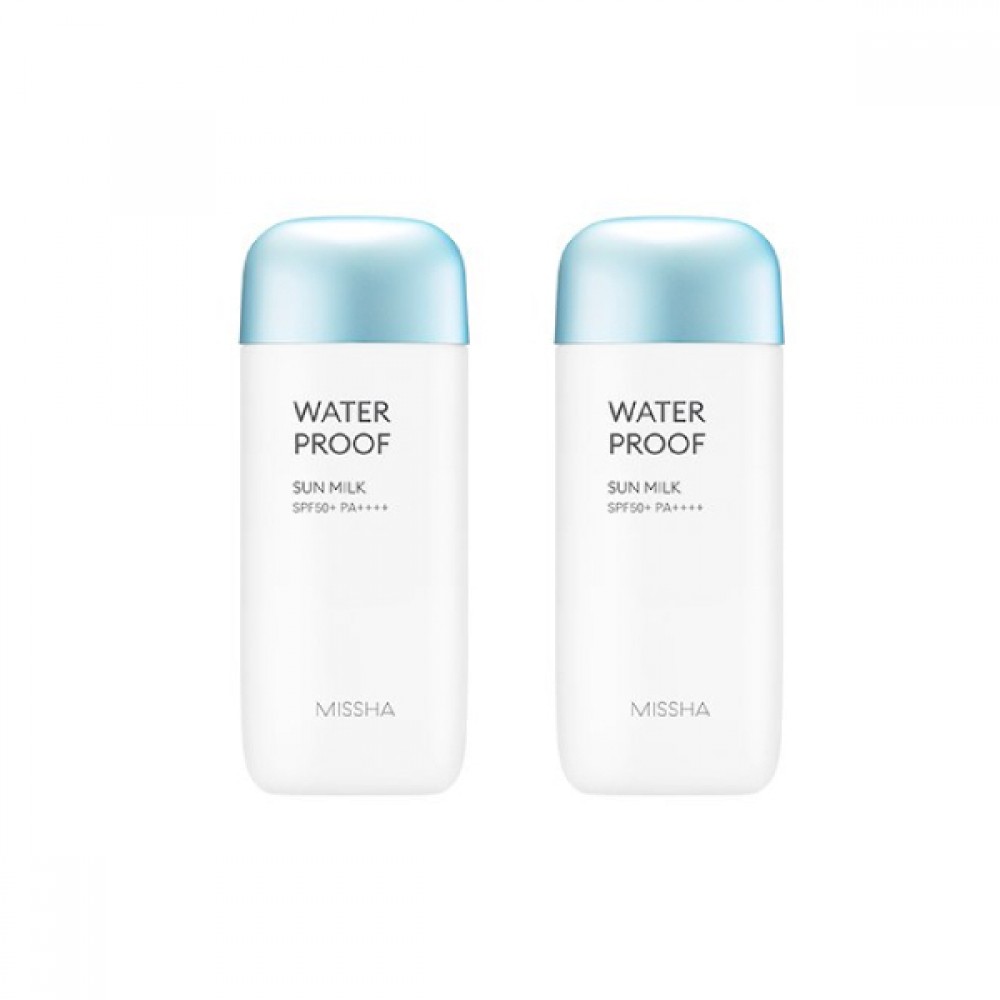 MISSHA All-Around Safe Block Waterproof Sun Milk - 70ml (2ea) Set