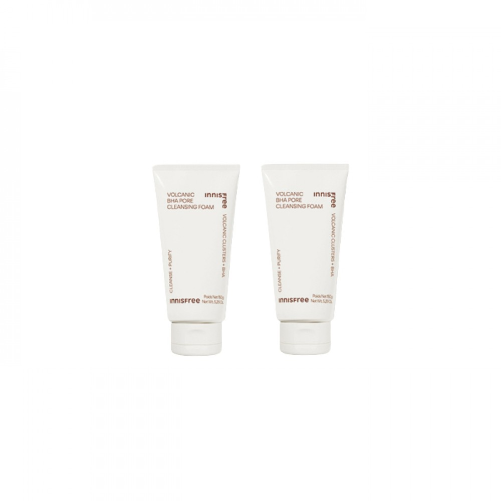 innisfree - Volcanic BHA Pore Cleansing Foam - 150g (2ea) Set