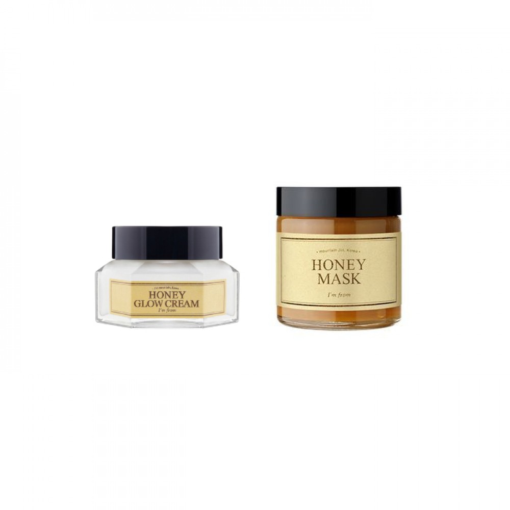 I'm From - Honey Mask - 120g (1ea) + Honey Glow Cream - 50g (1ea) Set