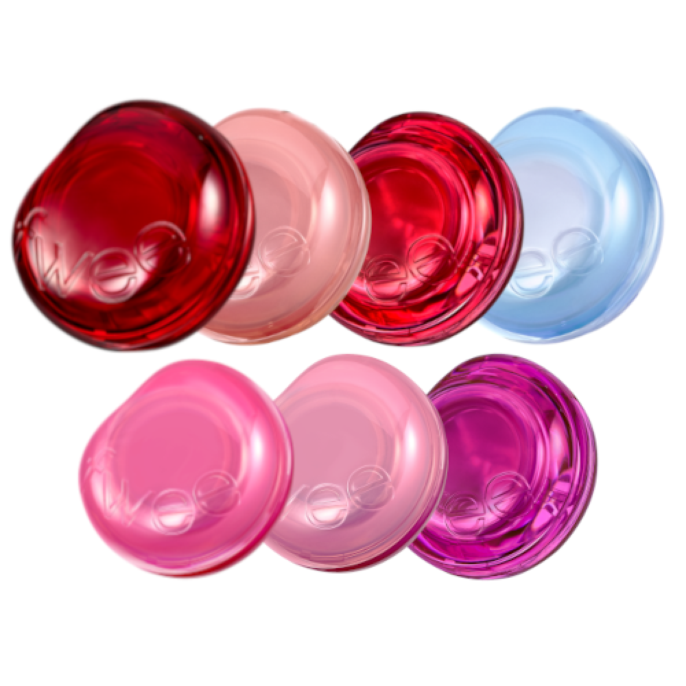Fwee - Lip & Cheek Glowy Jelly Pot + Pendant Keyring (Random Color) Set - 4g