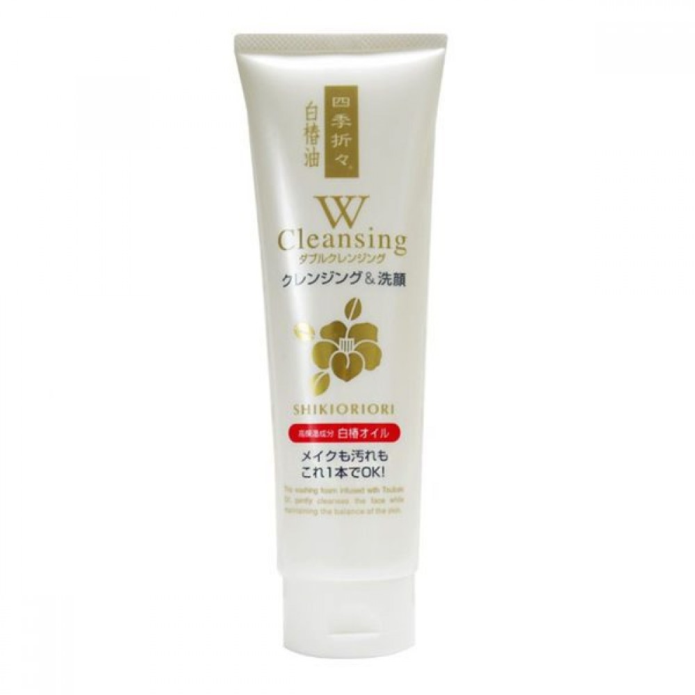 KUMANO COSME - Shikioriori White Tsubaki Camellia Oil W Cleansing Foam - 190g
