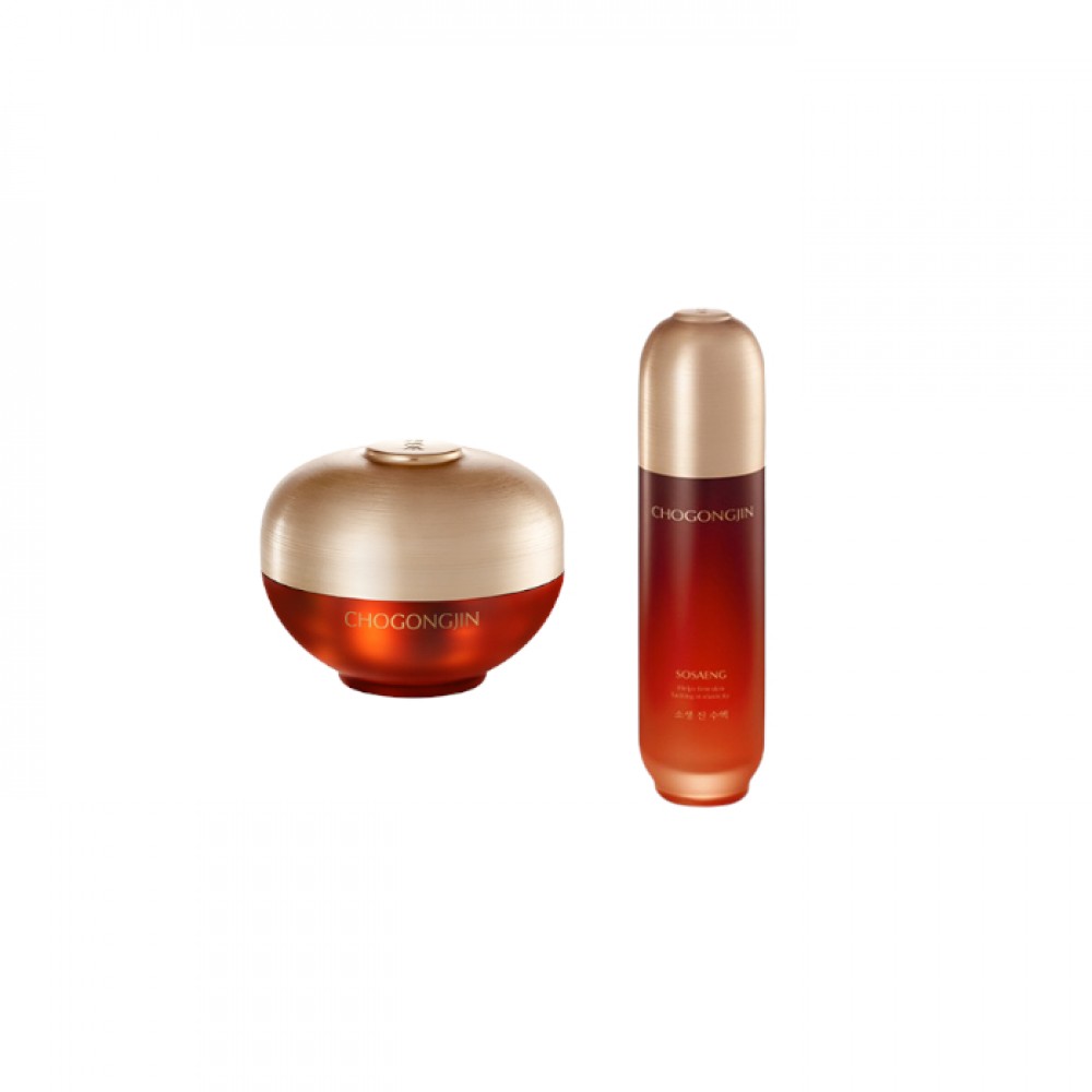 MISSHA Chogongjin Sosaeng Jin Cream - 60ml x MISSHA - Chogongjin Sosaeng Jin Toner - 150ml