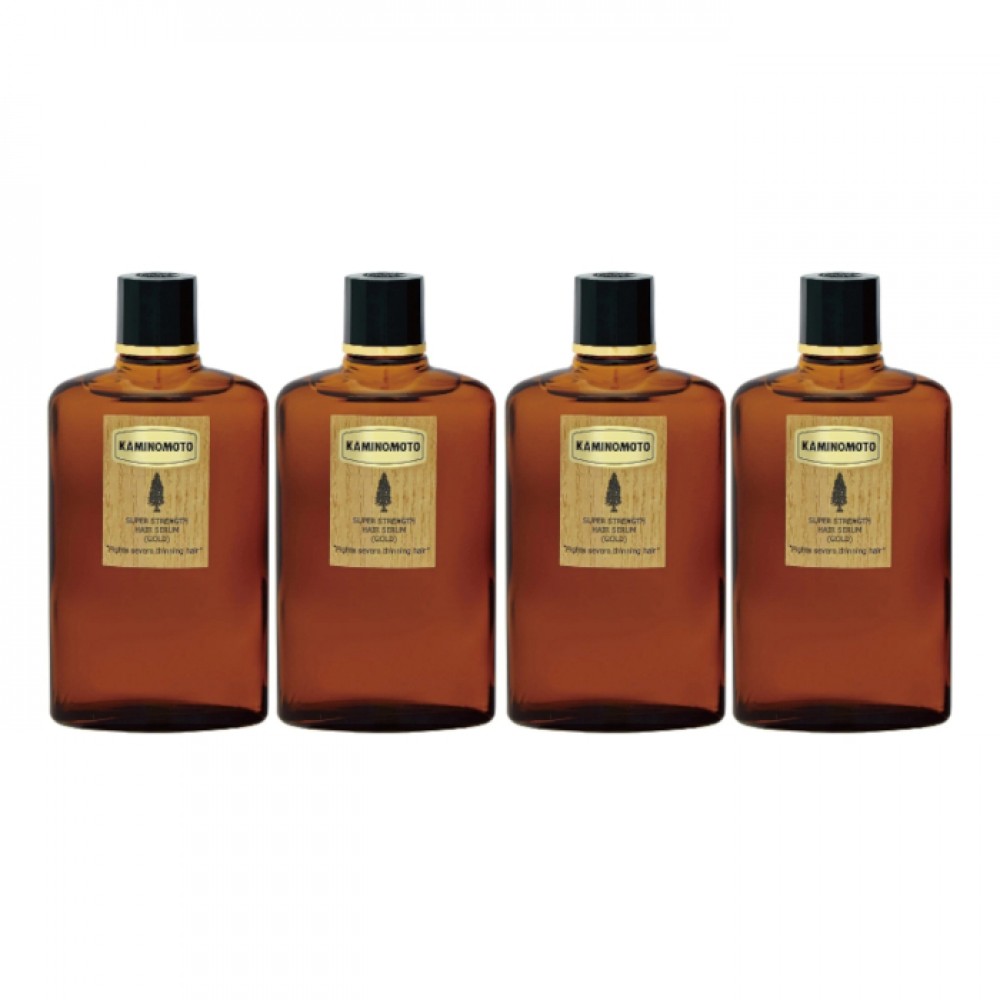 KAMINOMOTO KAMINOMOTO - Super Strength Hair Serum Gold 4PCS Set