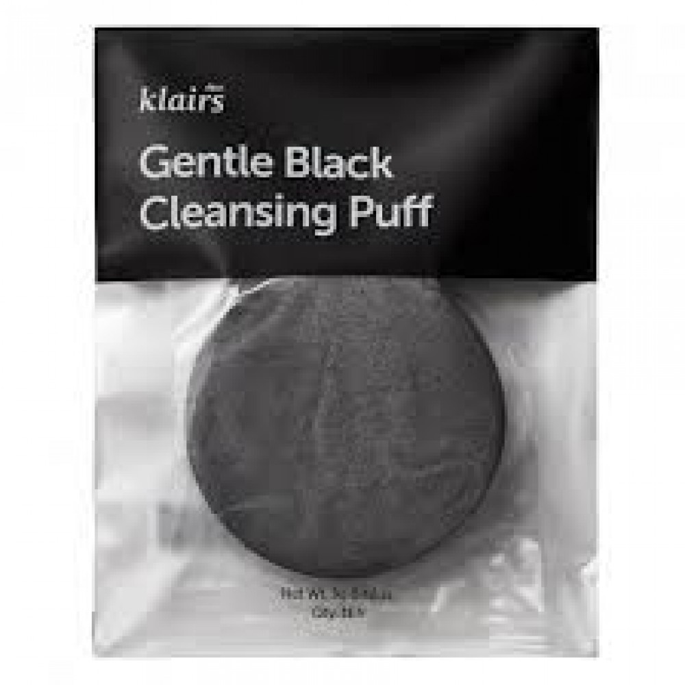 Dear, Klairs - Gentle Black Cleansing Puff - 1pc