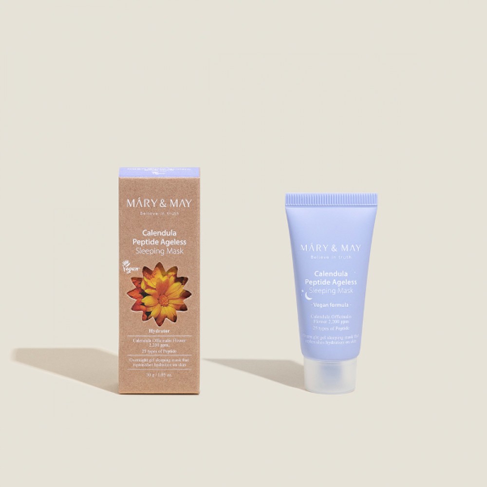 Mary&May - Calendula Peptide Ageless Sleeping Mask - 30g