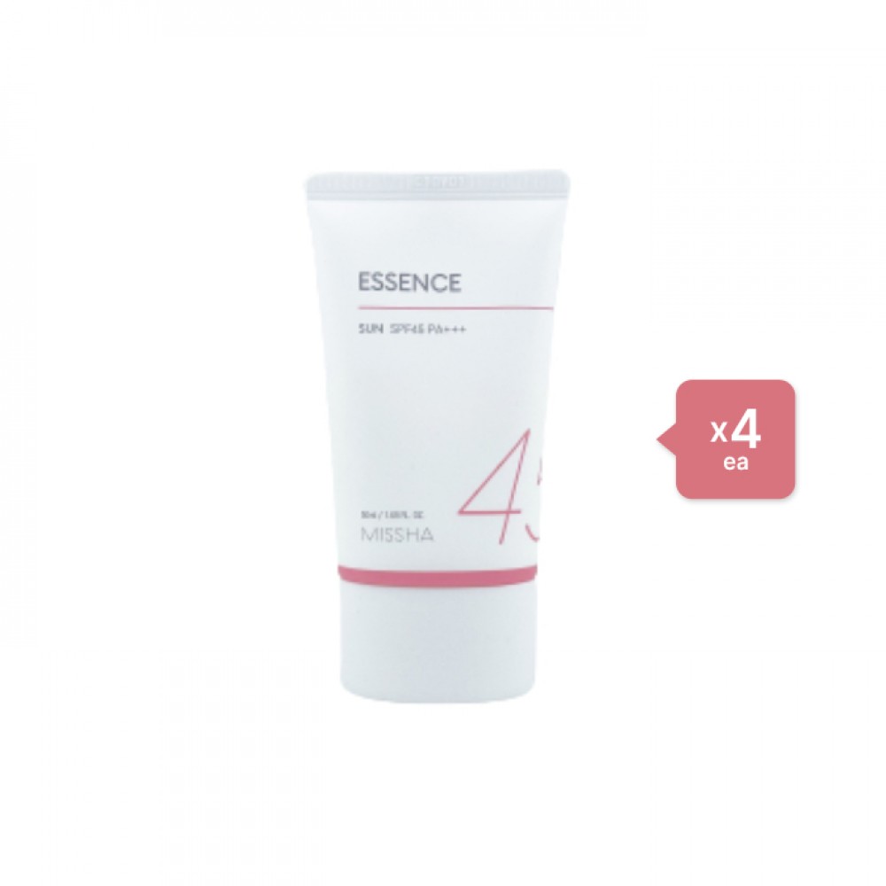 MISSHA All Around Safe Block Essence Sun SPF45 PA+++ - 50ml (4ea) Set (New)