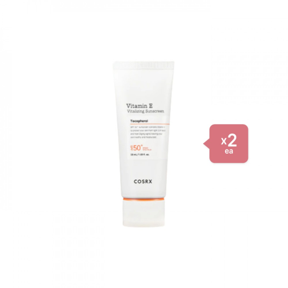 COSRX Vitamin E Vitalizing Sunscreen SPF50+ - 50ml (2ea) Set