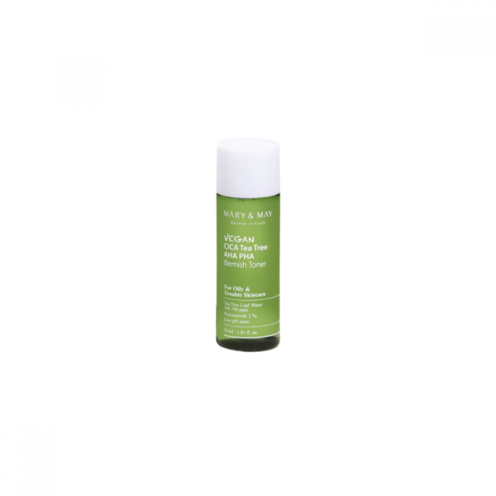 Mary&May - CICA Tea Tree AHA PHA Blemish Toner - 30ml