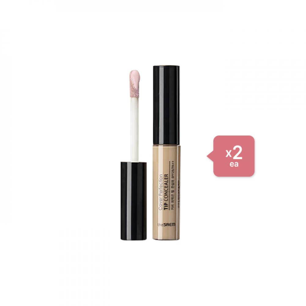 The Saem Cover Perfection Tip Concealer - Brightener (2ea) Set