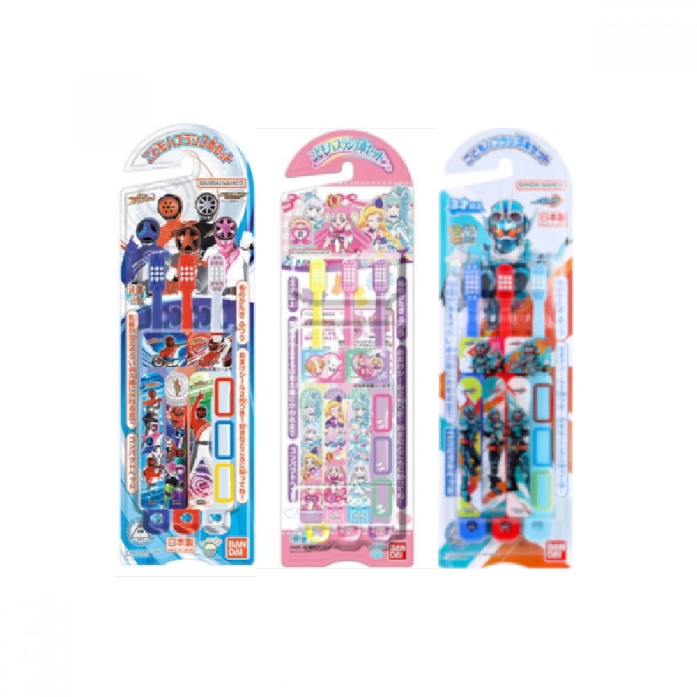 Bandai - Kids Tooth Brush - 3 pcs