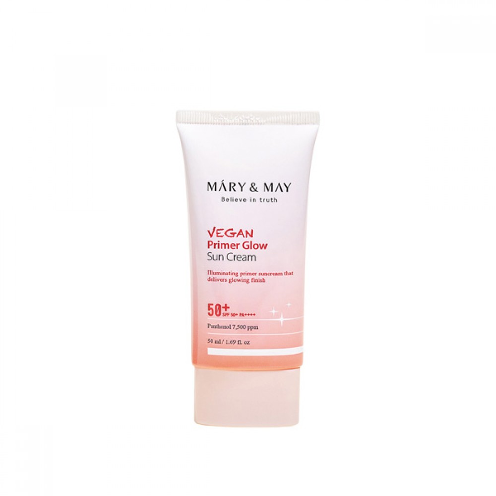 Mary&May - Vegan Primer Glow Sun Cream SPF50+ PA++++ - 50ml