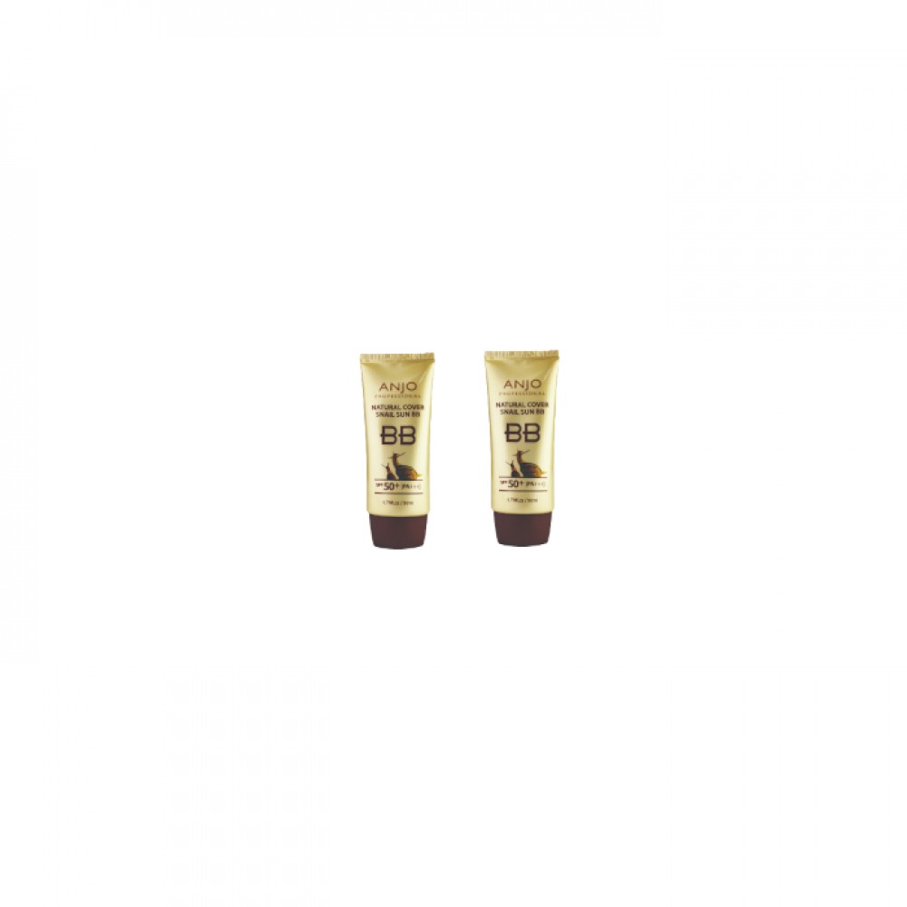 ANJO - Natural Cover Snail Sun BB Cream SFP50+ PA+++ - 50ml (2ea) Set