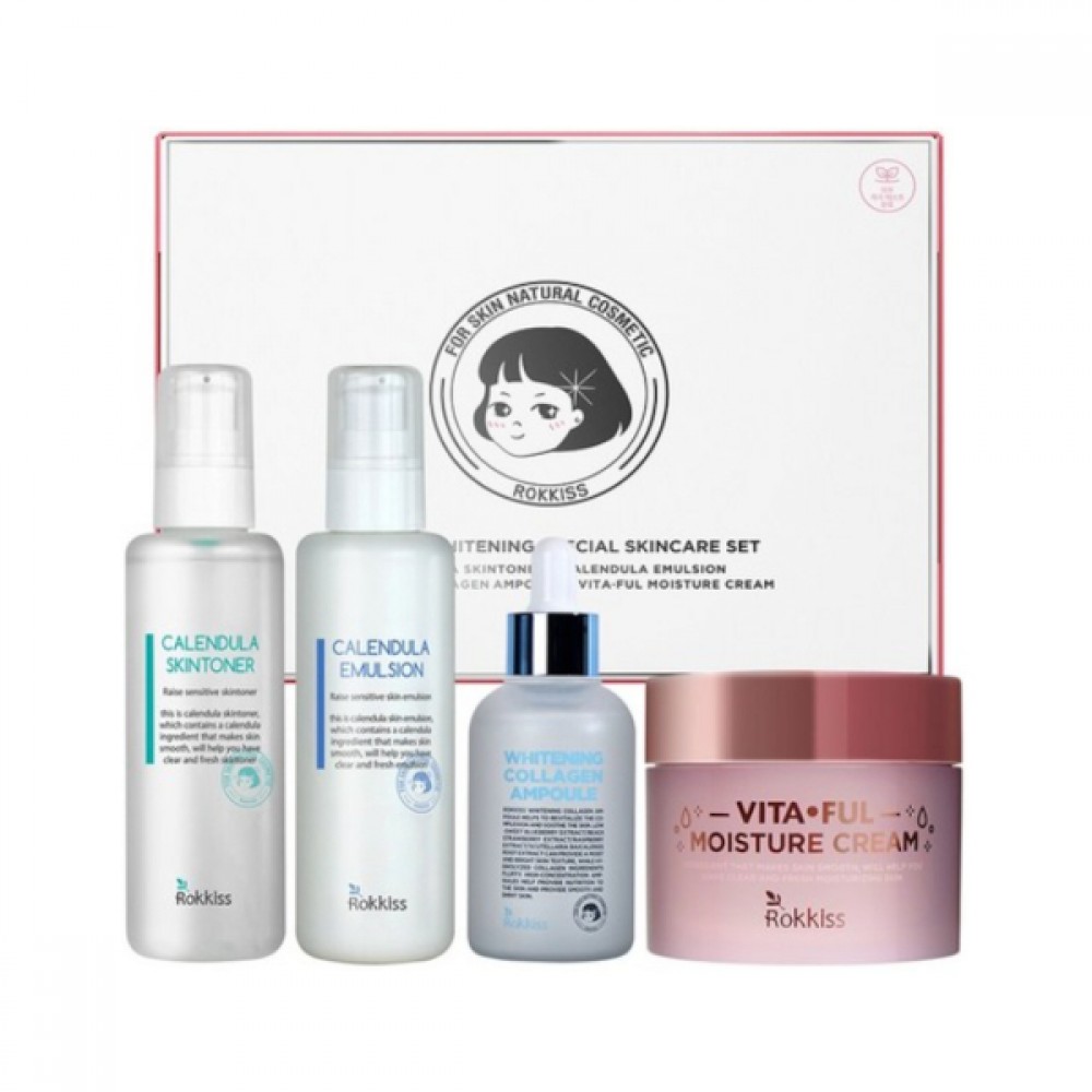 Rokkiss - Whitening Special Skincare set - 1set(4items)