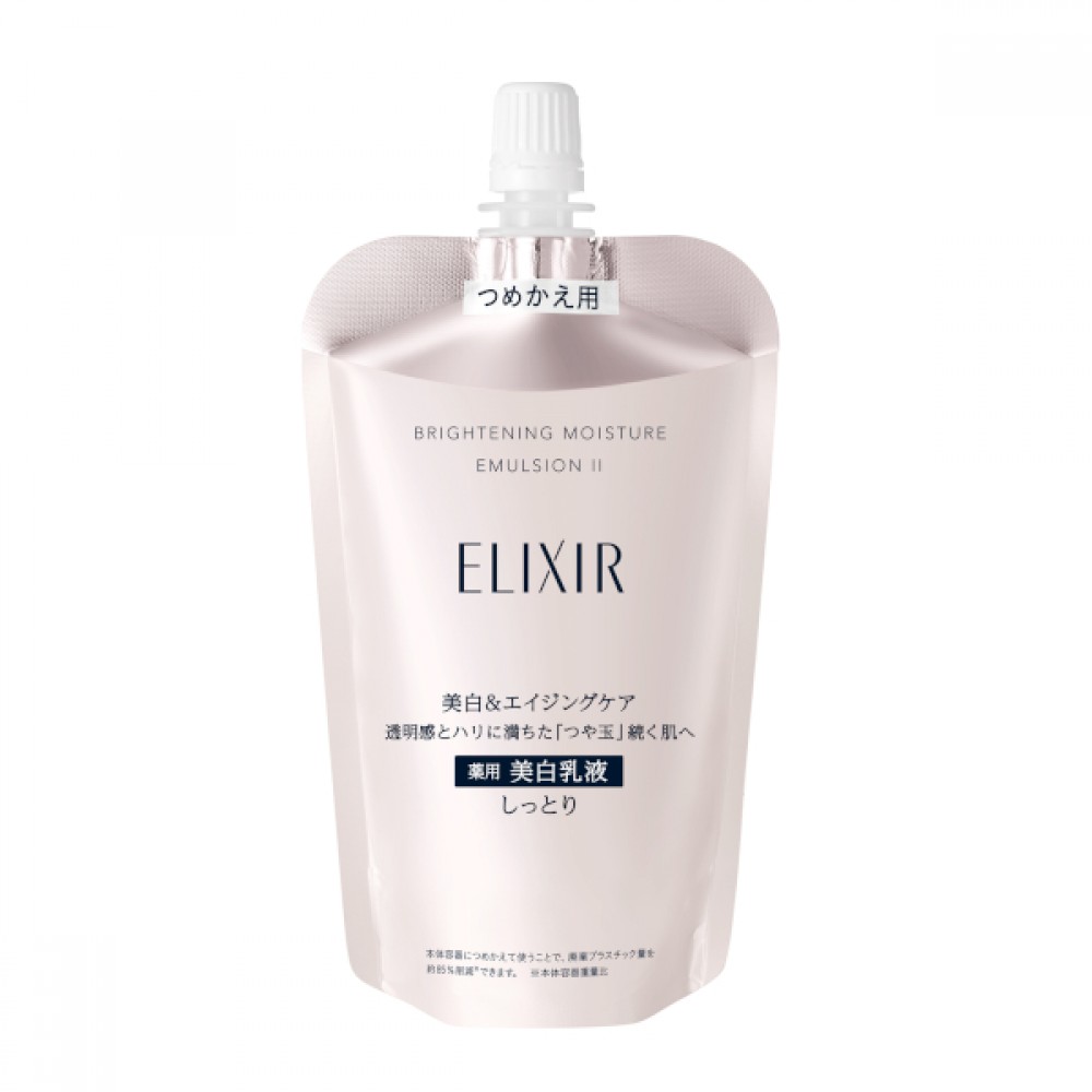 Shiseido - ELIXIR Brightening Moisture Emulsion II Refill - 110ml