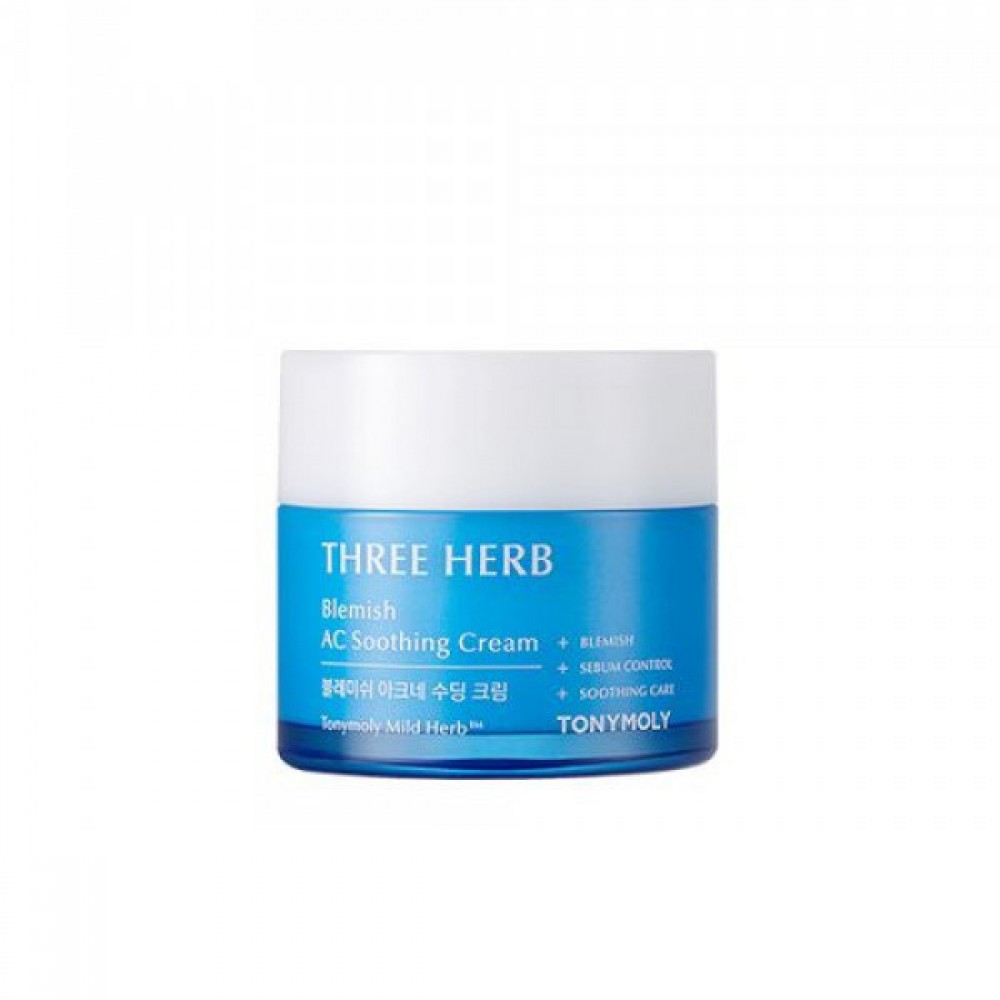 TONYMOLY - Three Herb Blemish AC Soothing Cream - 80ml