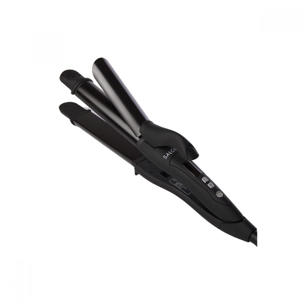 SALONIA - 2 Way Straightening & Curling Hair Iron (100V-240V) SL-002AB - 1pc