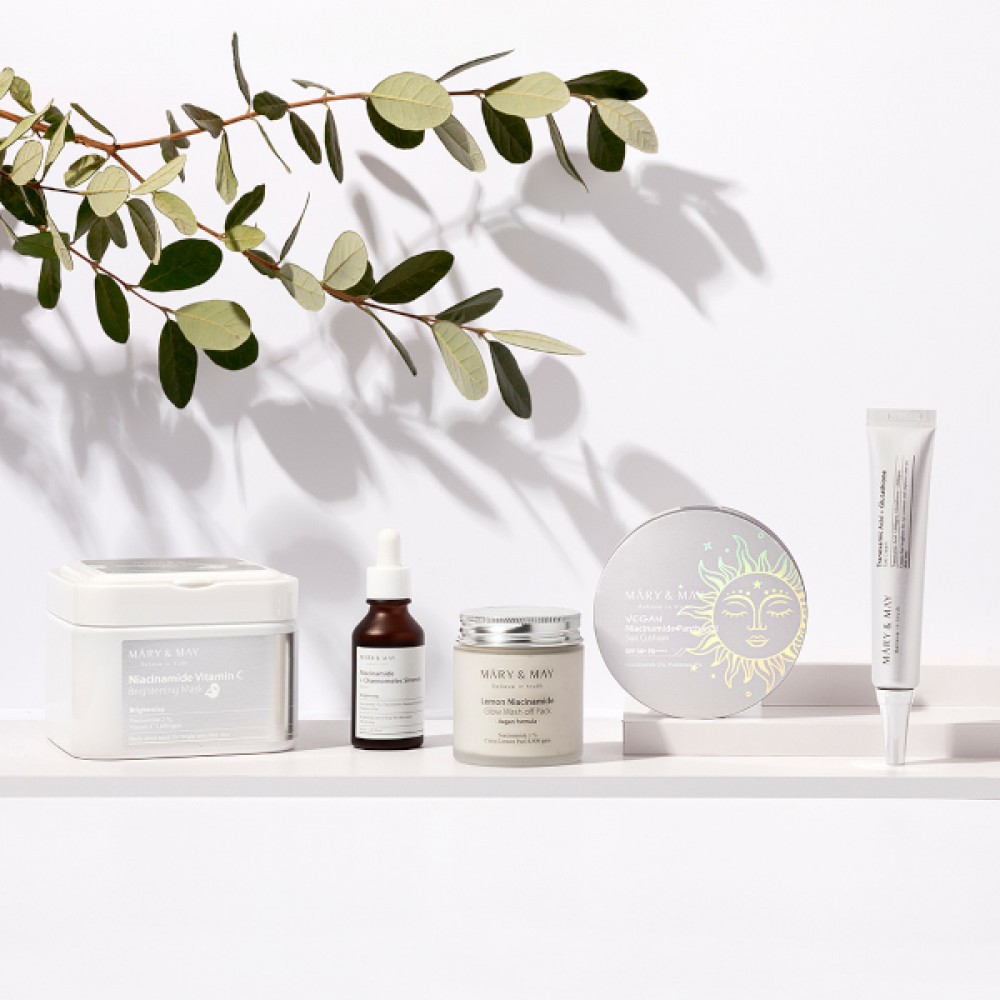 Mary&May - Vegan Niacinamide Panthenol Sun Cushion SPF50+ PA++++ - 25g