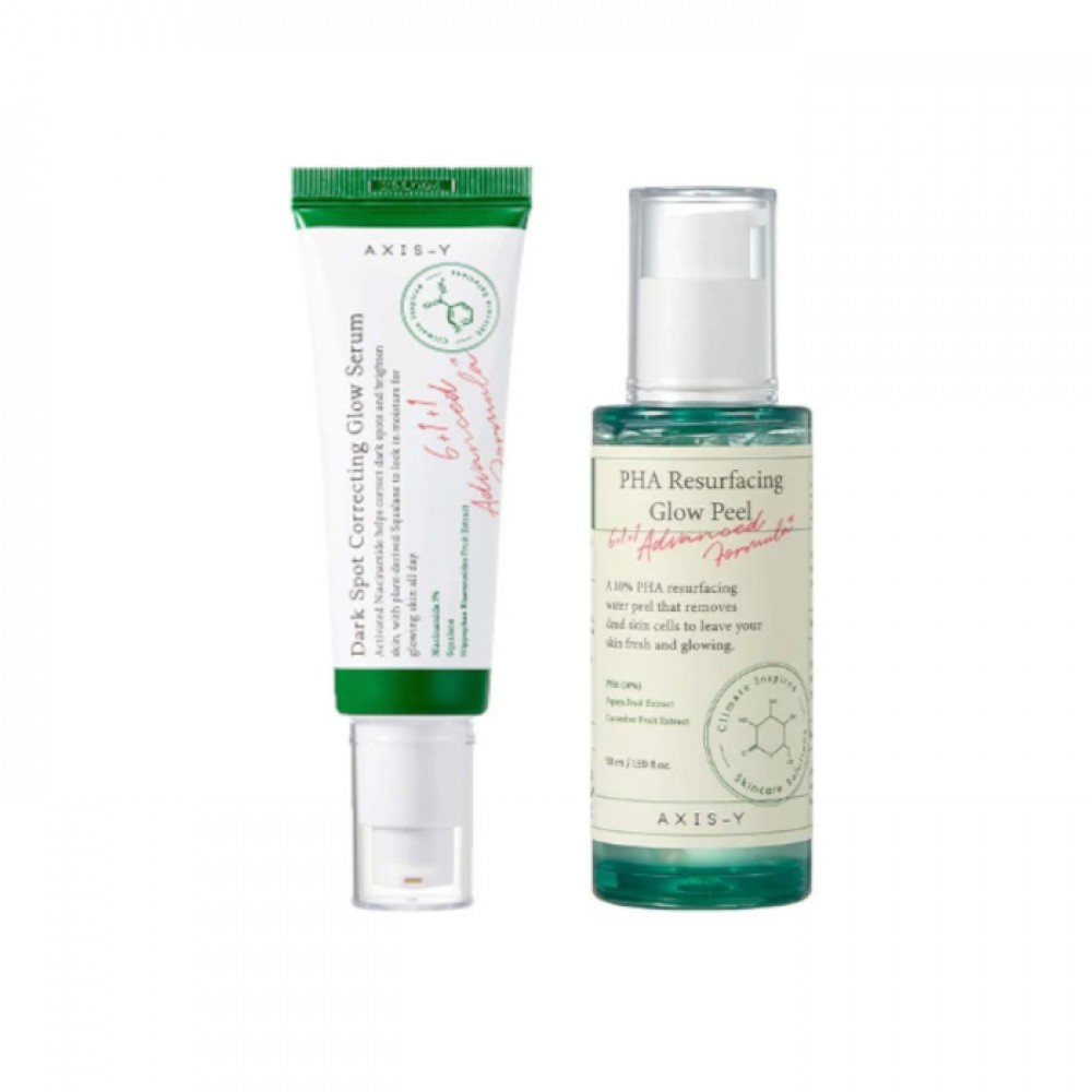 AXIS-Y Dark Spot Correcting Glow Serum X PHA Resurfacing Glow Peel