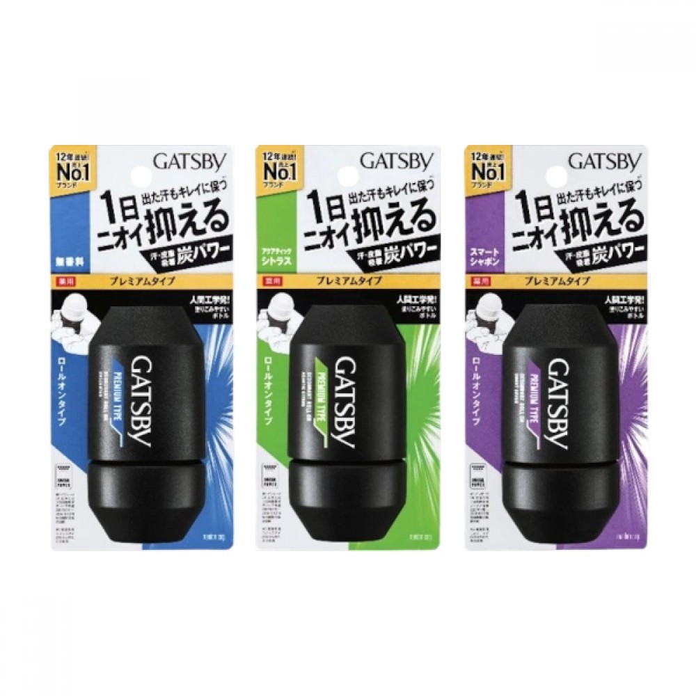 Mandom - Gatsby Premium Type Deodorant Roll-on - 60ml