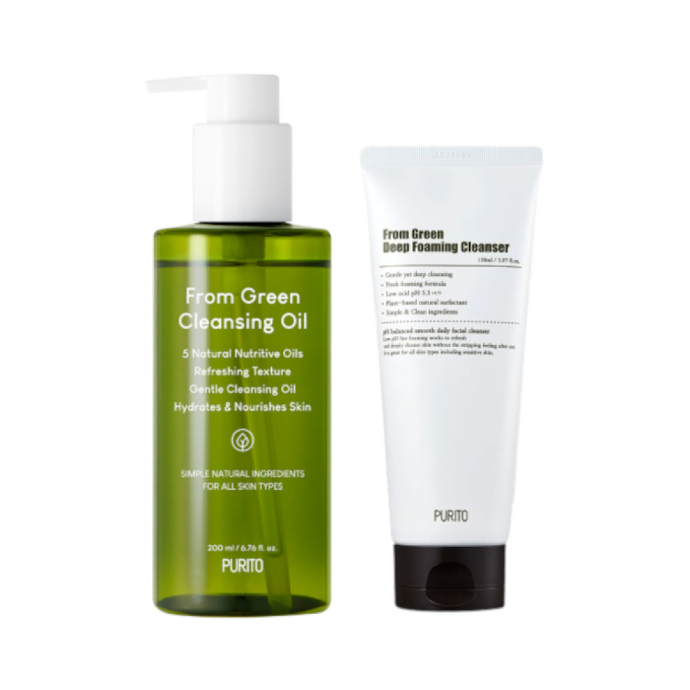 Purito SEOUL From Green Double Cleansing Set