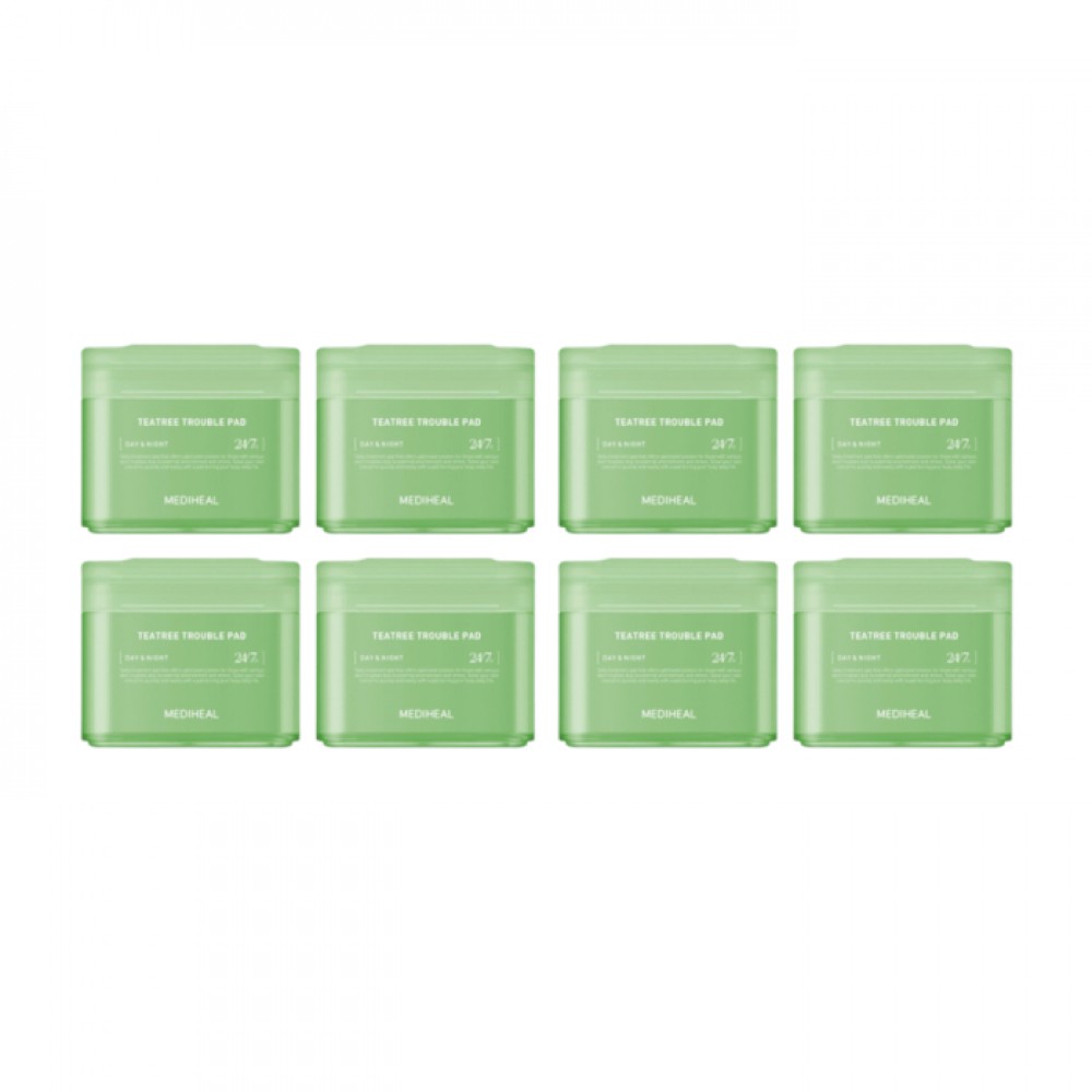 Mediheal - Teatree Trouble Pad - 100ea (8ea) Set