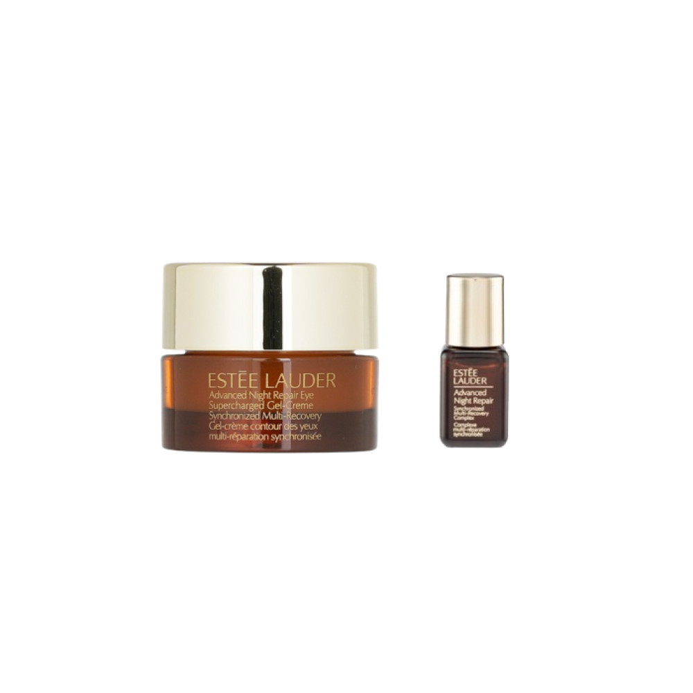 Estee Lauder - Advanced Night Repair Eye Supercharged Gel-Cr?me - 5ml (1ea) + Serum Synchronized Multi-Recovery Complex - 7ml (1ea) set