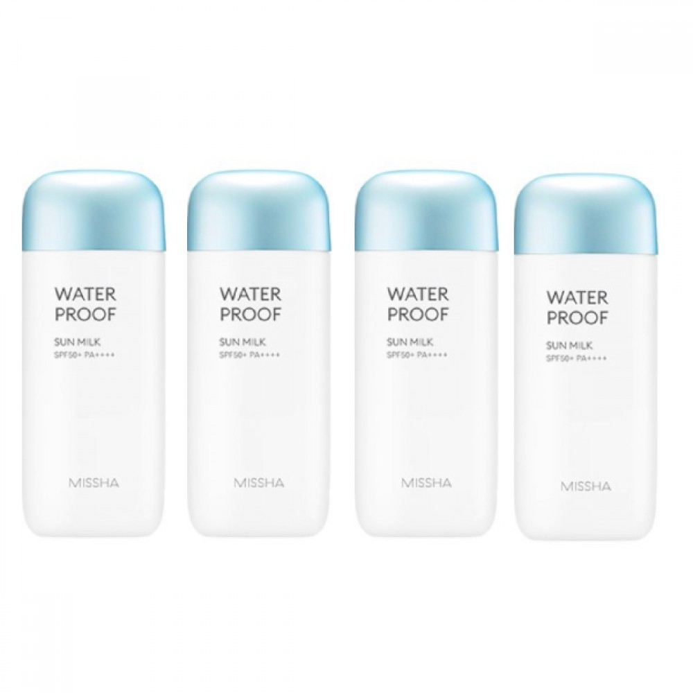 MISSHA All-Around Safe Block Waterproof Sun Milk - 70ml (4ea) Set