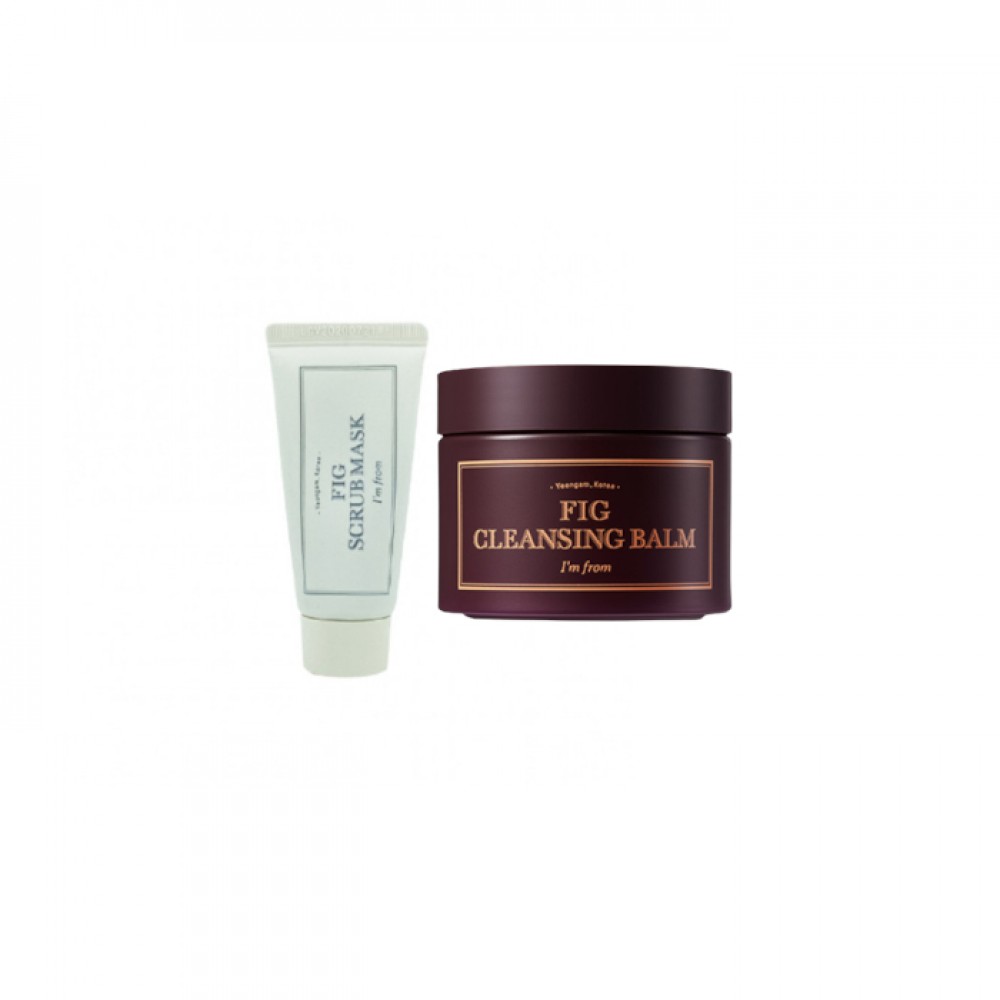 I'm From - Fig Scrub Mask - 30g (1ea) + Fig Cleansing Balm - 100ml (1ea) set