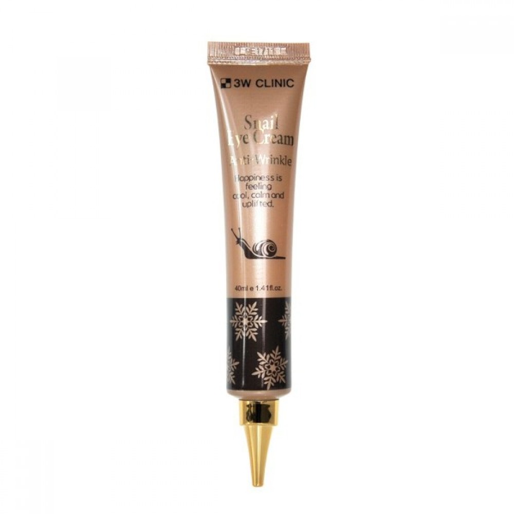 3W Clinic - Snail Eye Cream Anti Wrinkle - 40ml (Tube Type)