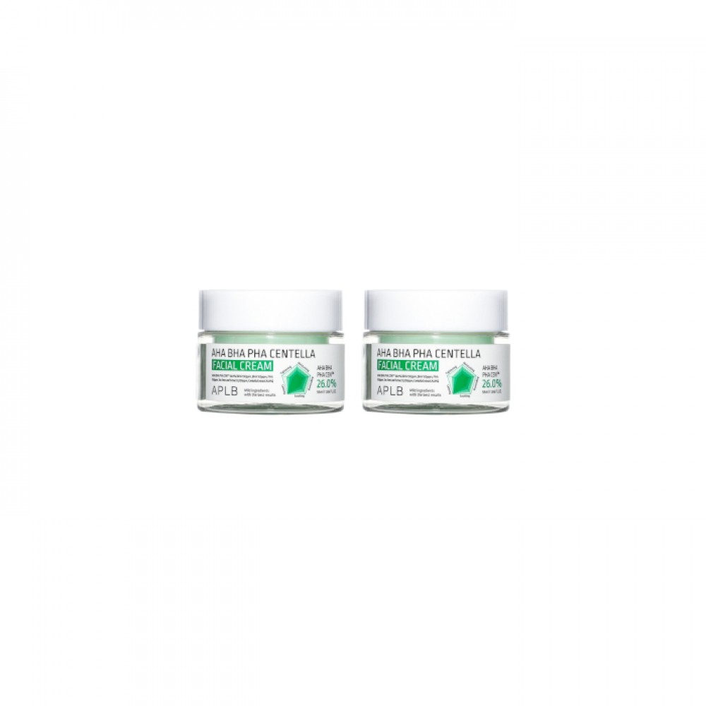 APLB - AHA BHA PHA Centella Facial Cream - 55ml (2ea) Set