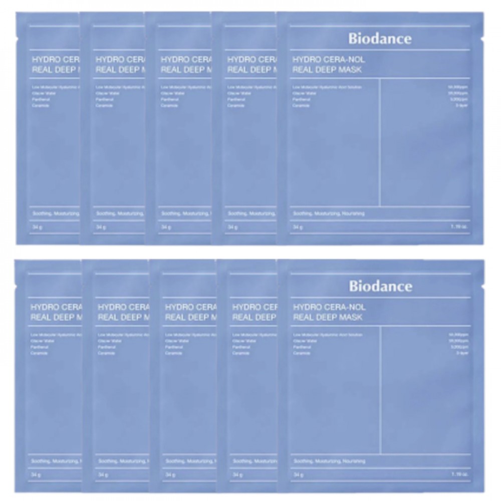 Biodance - Hydro Cera-Nol Real Deep Mask - 1pc (10ea) Set