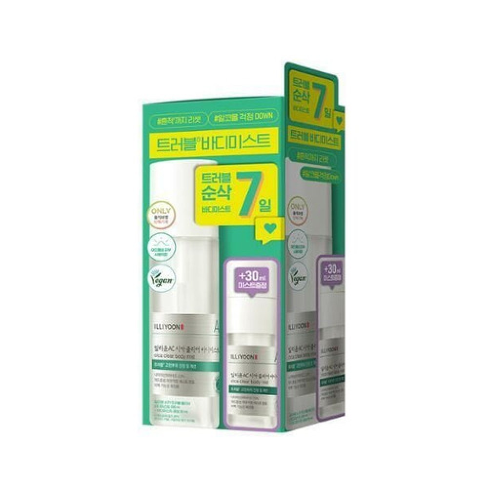 ILLIYOON - Cica Clear Body Mist Set - 200ml + 30ml