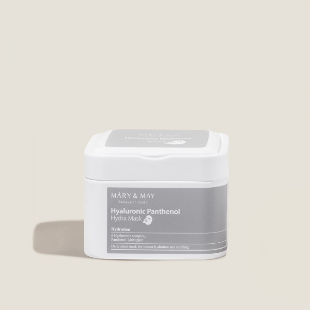 Mary&May - Hyaluronic Panthenol Hydra Mask - 30pcs/400g